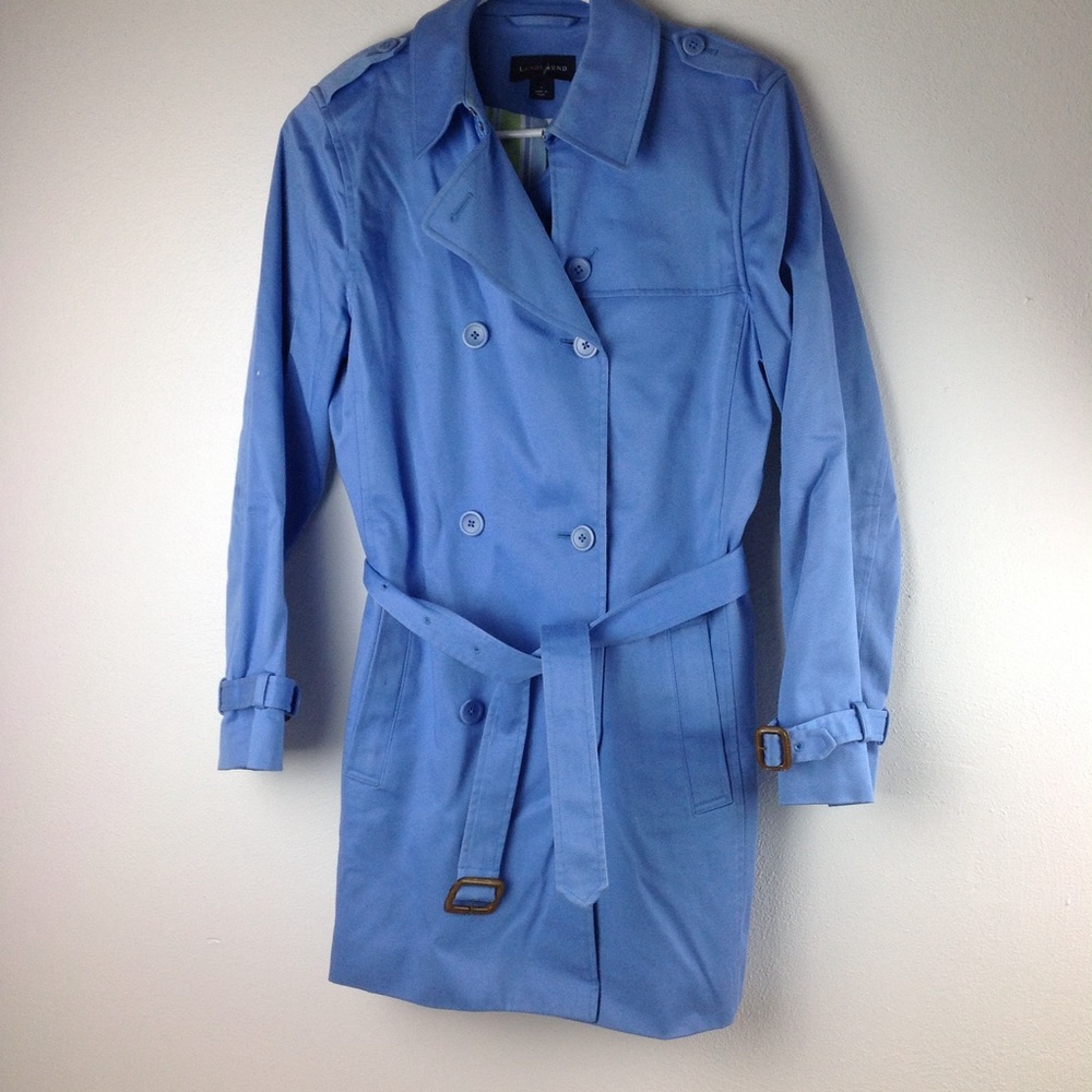 Lands' End Belted Trench Coat